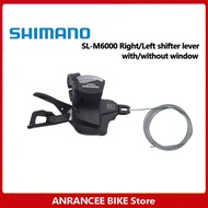 Shimano Deore M6000จำแลงเปลี่ยนเกียร์ซ้ายจักรยานเสือภูเขา MTB 2/3เร็วด้านขวา10สปีดคันเกียร์อุปกรณ์รถ