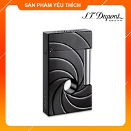 Hộp Quẹt Bật Lửa Gas Đá Dupont 007 Limited Edition D117D Đục Lỗ Màu Đen Dòng 3 Ligne Cực Hiếm -