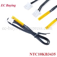 5Pcs/1pc Thin Film Thermistor NTC 10K ohm Temperature Sensor Probe 3435 NTC10K Thermal Cable NTC10KB