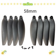 EMILEE Remote Control Drone Parts, Plastic 58mm/66mm Folding Propeller Blades, Black Universal Quadc