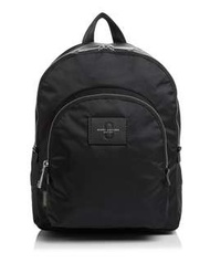 MARC JACOBS Double Pack Medium Nylon Backpack專櫃款大款黑色尼龍後背包