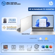 HP Laptop 15-fc0445AU / 15-fc0447AU 15.6-inch Notebook / Ryzen 7-5825U(Copilot) / 12GB / 512GB SSD /