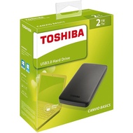 2023 Fast delivery Toshiba 1TB 2TB Canvio Basic External Hard Drive Black HDD USB 3.0 External