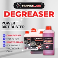 [NANOLAB] Degreaser Dirt Buster Concentrated | Non-acid/Alkaline Chemical Cleaner | Motor Chain Cleaner | Engine Cleaner