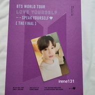 Official BTS Speak Yourself The Final Digital Code Jimin Photocard PC