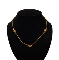 สร้อยคอทอง ขนาด 2 สลึง หุ้มเศษทองคำ (เลือกขนาดความยาวได้) รุ่น siam-necklacegold0003 by siamonlinesh