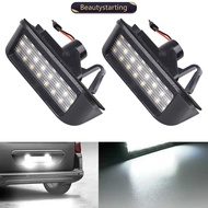 BEAUTYSTARTING Car LED License Plate Light Replacement Number Plate Lamp Canbus Error-Free Bulbs for