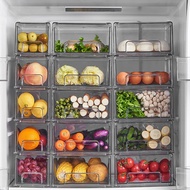 K-88/ Kitchen Refrigerator Storage Box Drawer-Type Crisper Refrigerator Multi-Layer Food Fruit Egg Dumpling Organizing B