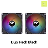 พัดลมเคส Thermaltake CT120  CT140 ARGB  DUO BLACK WHITE สีขาว สีดำ 2ตัว Duo pack  Fan case fancase  