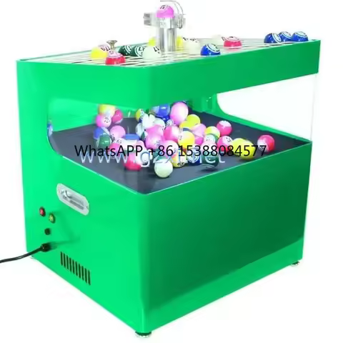 Green electronic bingo machine Semi-automatic lottery machine bingo two-color ball lottery machine N