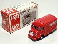 初版盒灰車 Jan 2026 再加優惠$210！itrea 1st version box Tomica 97 Tomica Citroen H Truck made in Japan 日本 紅盒赤箱