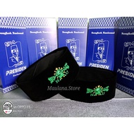 BLACK SONGKOK FOR CHILDREN WITH NAHDATUL ULAMA EMBROIDERY (NU) songkok budak songkok hitam songkok b