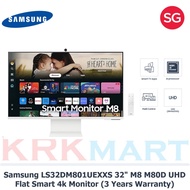 Samsung LS32DM801UEXXS 32" M8 M80D UHD Flat Smart 4k Monitor