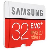 《升級版+》SAMSUNG三星32GB EVO PLUS EVO+ microSDHC UHS-I 80MB/s平行輸入