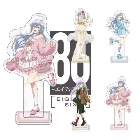 15CM Hot Anime 86 Eighty Six Acrylic Stand Model Cosplay Characters Ornament Accessories Goods Keych