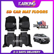 Premium 5d Car Floor Mat & Carpet Perodua Aruz