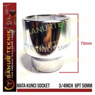 Socket Wrench / Socket / TEKIRO Socket 3/4 "DR 6 PT 50MM (50MM)