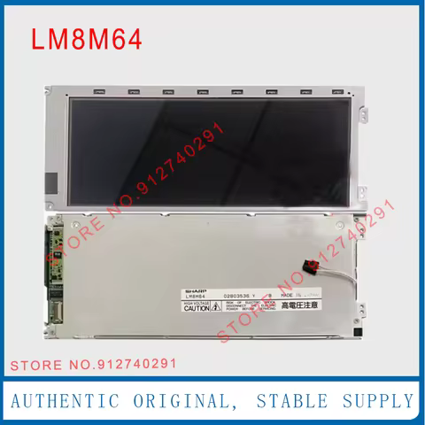 Original LCD LM8M64 LM8M64R For Sharp 8.1 Inch CSTN-LCD Display Screen Replacement Panel 640(RGB)*24