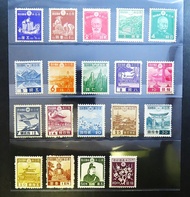 日本郵票 1937-1940年 第1次昭和切手一套