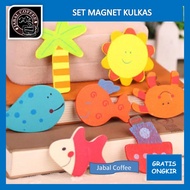 Refrigerator Door Decoration Refrigerator Magnet Set of 6 Refrigerator Magnet Decoration/