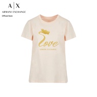 AX Armani Exchange เสื้อยืดผู้หญิง รุ่น AX 3DYT42 YJCNZ14BD - สีชมพู