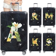 Luggage Cover Stretch Fabric Suitcase Protector Baggage Case 18-32 Inch Suitcase Case Floral Series 
