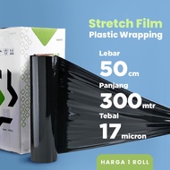 Black STRETCH FILM - Delkowrap Black SCF 50cm x 300m