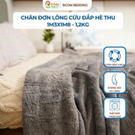 High quality BCOM cool summer blanket, fleece blanket with diamond pattern, 4-season air-conditioned