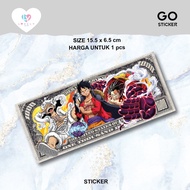 One Piece Anime Dollar Sticker | GO STICKER