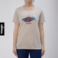 WRANGLER เสื้อยืดแขนสั้นผู้หญิง ทรง Regular รุ่น WR F425WTSSF22