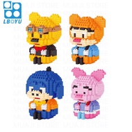 Mini Blocks Lego Nanoblock Miniblocks LBOYU DIY Winnie The Pooh Series The Tigger Donkey Piglet The Micro Blocks.