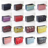 bag organiser insert three layers zipper thickened portable bag insert organiser colorful bag in bag
