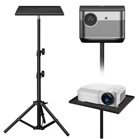 Projector Stand Laptop Stand Projector Tripod Adjustable Tabletop Floor Projector Stand Camera Holde