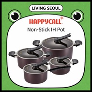 HAPPYCALL Non-Stick IH Pot 4 types 16cm, 18cm, 20cm, 24cm