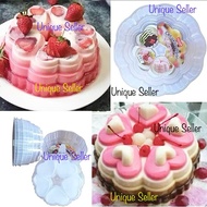 1 pcs Valentine's Day Jelly Pudding Mold 18.8 cm ASVITA Agar Ager Agar2 Pudding Cake Jelly Jelly Jel