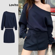 Lovito Casual Skirt Sets Summer Bow Front Tops or Bottoms for Women L114AD687