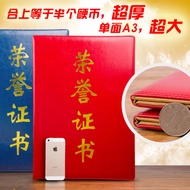Today New Products/Very Large Very Thick A3+Leather Honor Certificate Shell Appointment Letter Busin