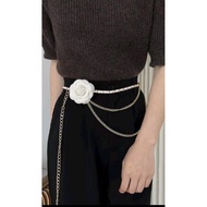 NEWEST FLOWER CHAIN BELT Chain Belt Woman Flower Belt