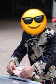 馬褂中式新郎禮服