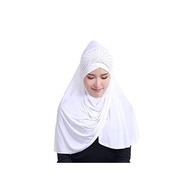 Muslim Ladies Muslim Clothing Summer Hijab Cool UV Cut Hooded Head Headband Headband Headband Hat Cap