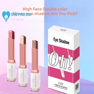 2 In 1 Gradient Eyeshadow Stick Waterproof Sweatproof Eyeshadow Shimmer Two Tone Eye Shadow Eye Y2e8