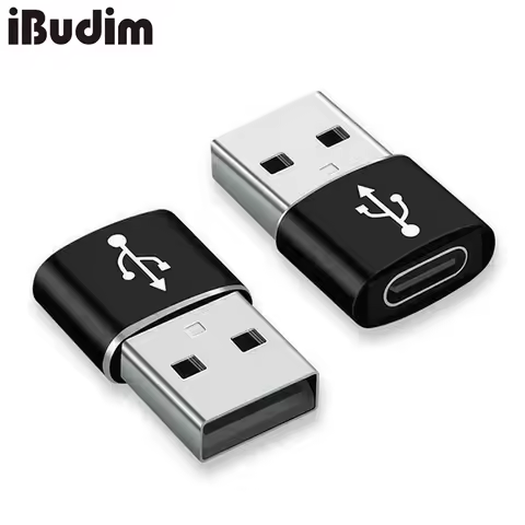 USB-C to USB-A OTG Adapter USB C Female to USB A Male Adapter Type C Charge Converter for iPhone iWa