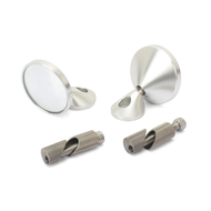 ชุดอุปกรณ์เลนส์แก้วมองหลังด้านซ้ายขวาสำหรับรถ Vespa GTV300 GTS300 GTV GTS อุปกรณ์เสริมสำหรับมอเตอร์ไ