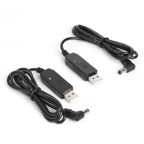 2x USB Charger Cables for BaoFeng -8D BF-9700 -6R Two Way Radio Accessories