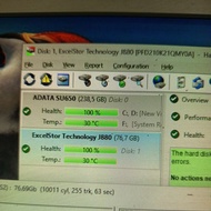 Ide hard disk 3.5 in 80Gb hdd exelstor can ps2 fat (with games)