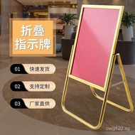 Wholesale Welcome Sign Mall Standing Sign Poster Stand Water Sign Stainless Steel Display Stand Sign