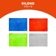 WENGU Button File Bright Colors A4 Size Can Hold Documents Safely Waterproof Scratch-Resistant Folda