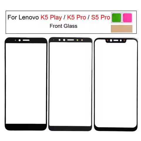 For Lenovo K5 Pro/K5 Play L38011 Touch Screen Panel For Lenovo S5 Pro Front Glass Screen Cover Phone