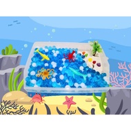 Educational toys for children sensory play kit animal set/ sensory box sensory bin animal sea animal