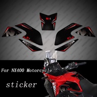 Motorcycle Accessories Tank Pad Protector Frosting Sticker Decals For HONDA NX400 NX 400